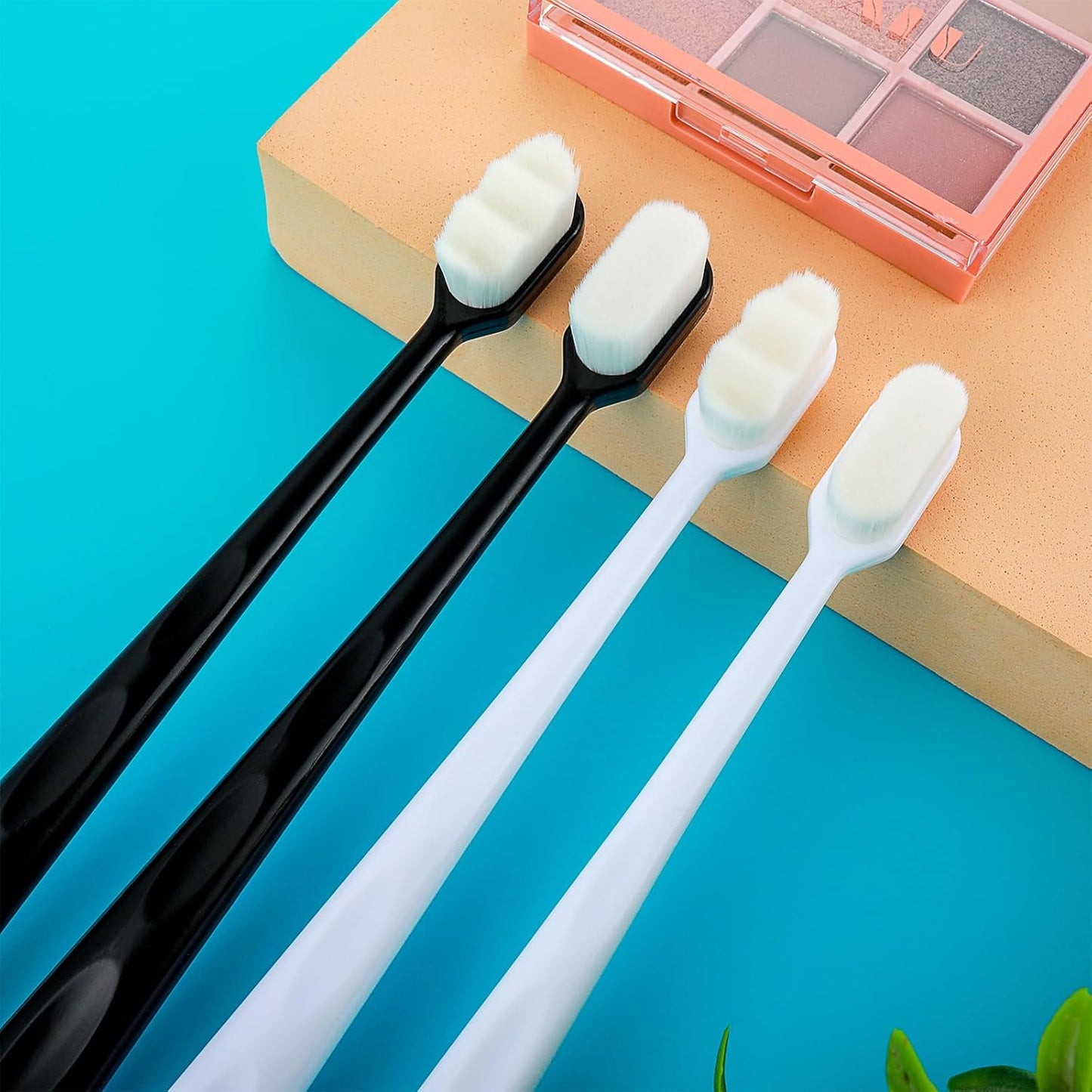 Nano Toothbrush with Travel Case | Ultra Soft Micro-Nano Bristles | Gentle Toothbrush for Sensitive Gums | Suitable for Adults & Kids | Random Color